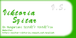 viktoria szitar business card